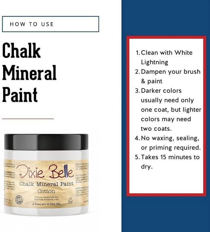 Dixie Belle Paint Company Chalk Finish Furniture Paint - Image 3