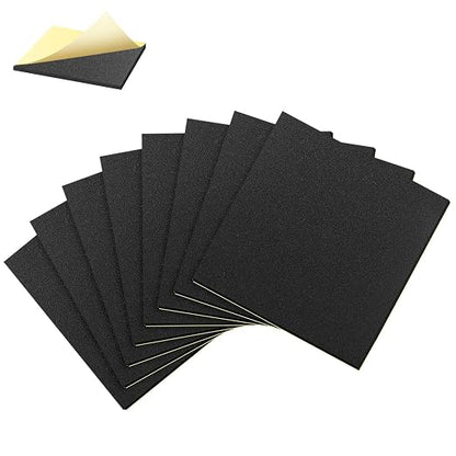 8 Pcs Adhesive Foam Padding, Closed Cell Foam Sheet 6in X 6in X 1/4in, by fififo