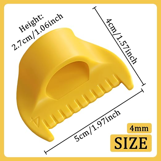 2 PCS 4mm Edge Lock Seam Guide, Mini Sewing Finger Ruler - Image 2
