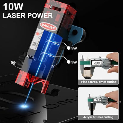 TTS-10 PRO 10000mW Laser Engraver Machine Usongshine 12Pcs DIY Unfinished - Image 2