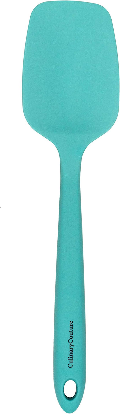 Culinary Couture 4-Piece Aqua Baking Spatula Set - Image 8