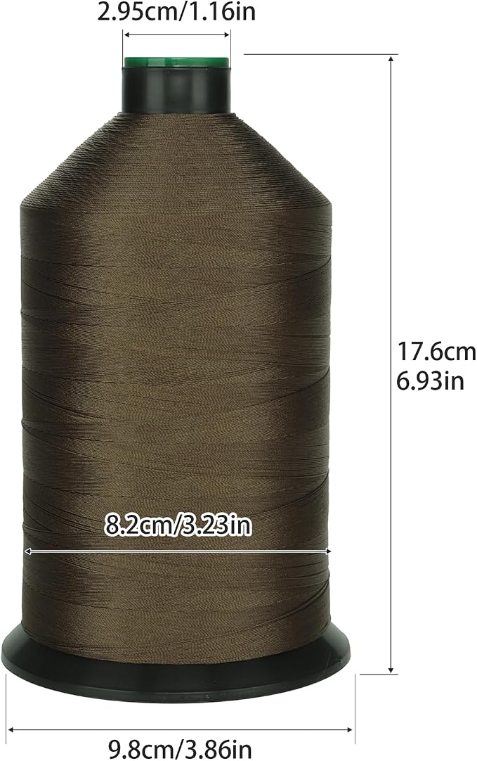 Extra Strong Bonded Nylon Thread #69 Tex70 – 16 OZ, Versatile Stitching Solution - Image 2