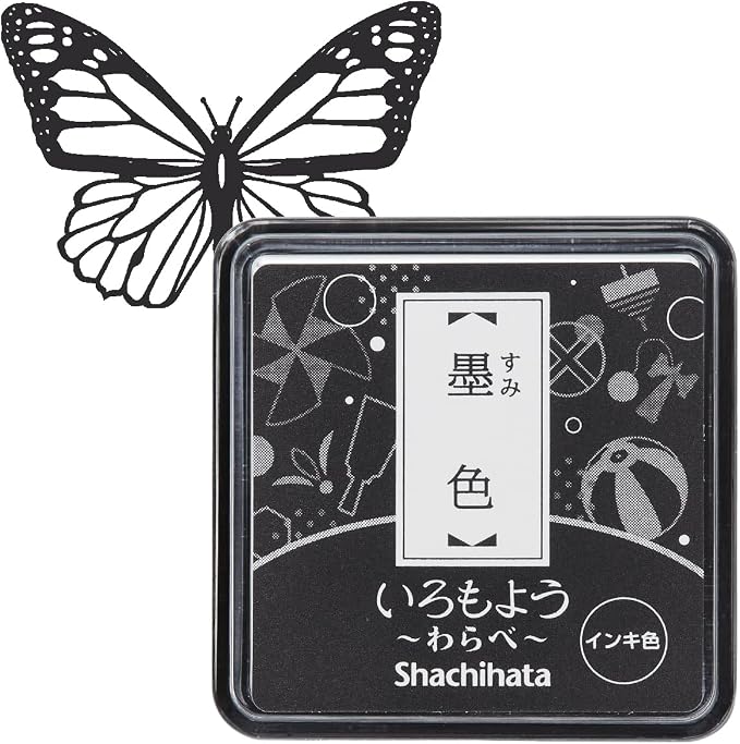 IROMOYO WARABE Stamp PAD, Small Traditional Japanese Ink Colour, Oil-Based Ink by Artline