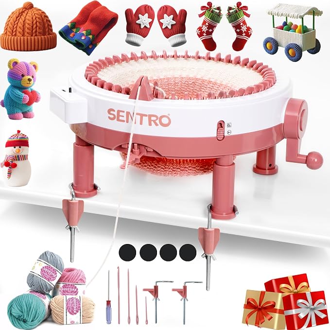 SENTRO Upgraded 48 Needle Knitting Machine, Circle Knit Loom Machine by SENTRO%C2%AE