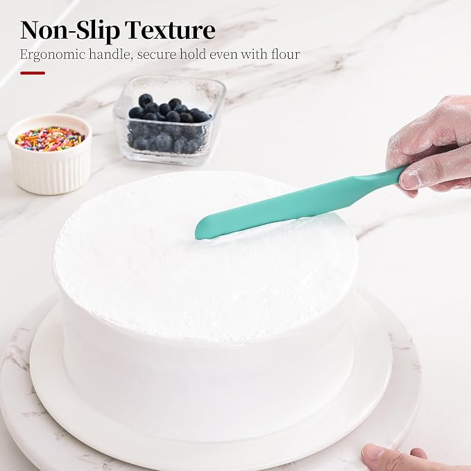600ºF Heat Resistant Spatulas, High Heat Food Safe Semless Kitchen Silicone - Image 8