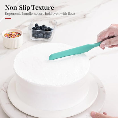 600ºF Heat Resistant Spatulas, High Heat Food Safe Semless Kitchen Silicone - Image 8