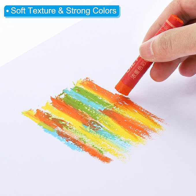 PATIKIL Orange Oil Pastels - Image 3