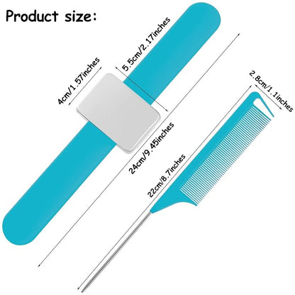 WILLBOND Magnetic Wrist Sewing Pincushion Wrist Magnetic Pin Holder Wristband - Image 2