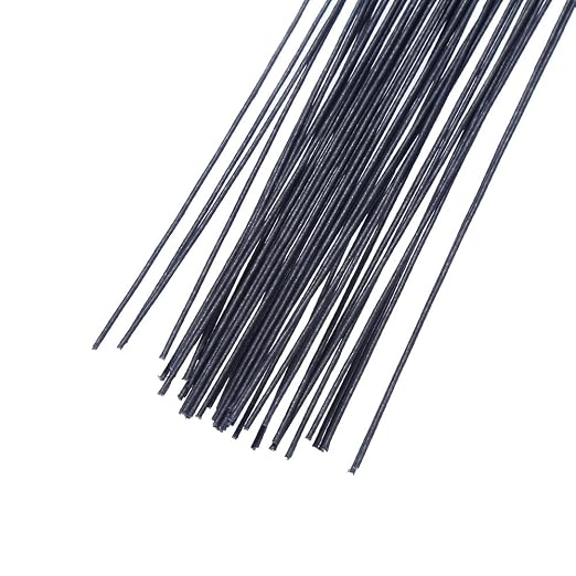 Decora 20 Gauge Black Floral Wire 16 inch, 50/Package - Image 2