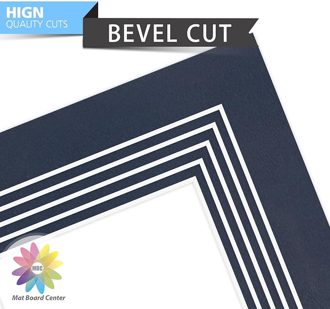 Mat Board Center, 5x7 for 4x6 Dignity Blue Color Mats - Image 4