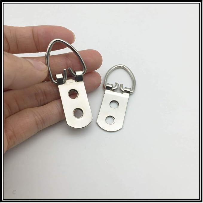 20 Pack D-Ring Steel Picture Hangers Heavy Duty - Image 6