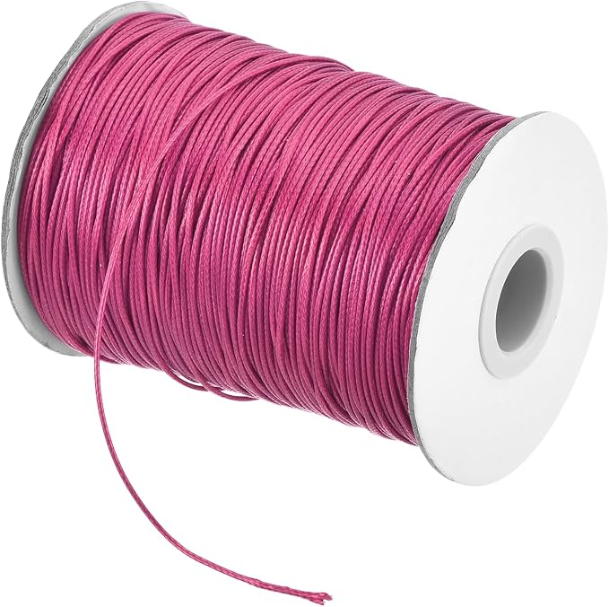 MECCANIXITY Waxed Cord 0.8mm Waxed Polyester Cord 175 Yard Wax String by MECCANIXITY