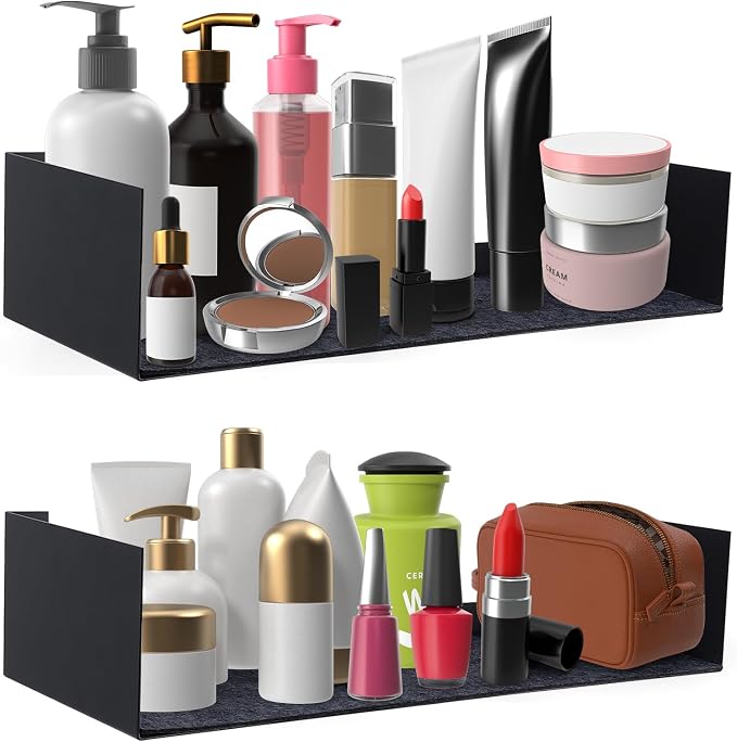 U Shape Floating Shelves Wall Mount Metal Bookshelf CD DVD Storage Display - Image 7