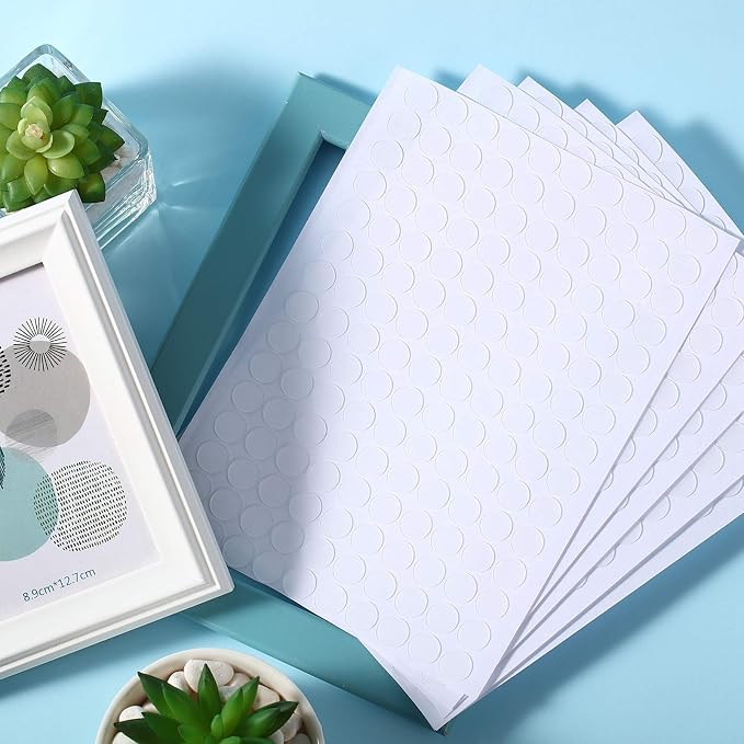 Zonon 3000 Pcs Double Sided Adhesive Dots Clear Glue Point Tape Stickers - Image 7