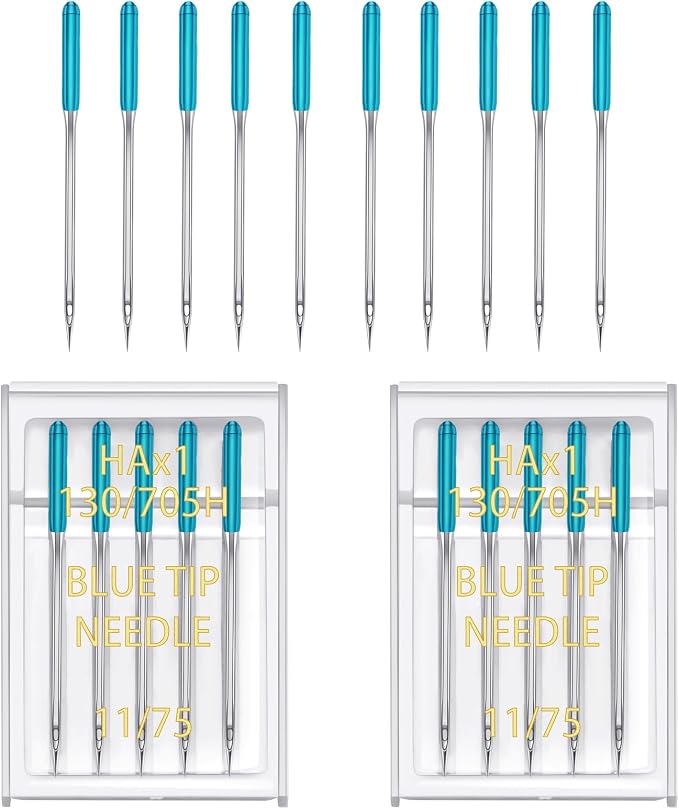 YICBOR Sewing Machine Needles, Universal Regular Point Flat Shank Sewing by YICBOR