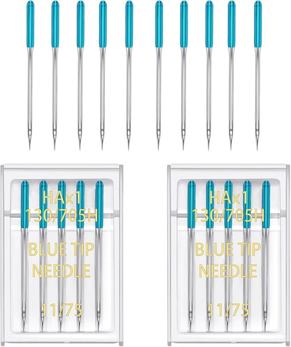 YICBOR Sewing Machine Needles, Universal Regular Point Flat Shank Sewing by YICBOR