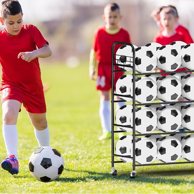 Ball Storage - 22.83" Basketball Cart - Image 6