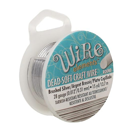 The Beadsmith Wire Elements Craft Wire – Tarnish Resistant, Soft Temper by TheBeadsmith
