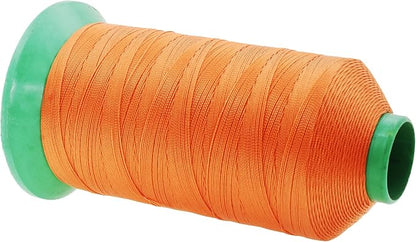 Mandala Crafts Bonded Nylon Thread Orange Heavy Duty Sewing Threads - Image 2