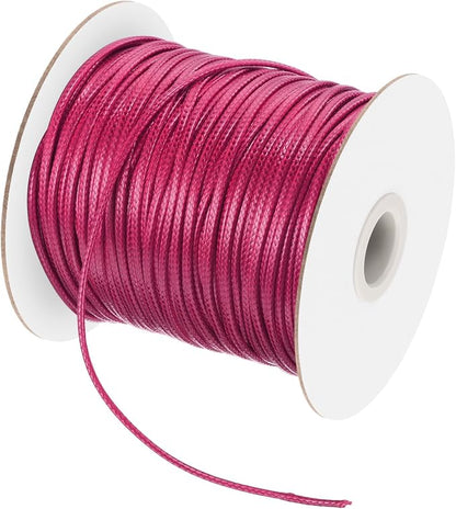 MECCANIXITY Waxed Cord 2mm Waxed Polyester Cord 98 Yard Wax String by MECCANIXITY
