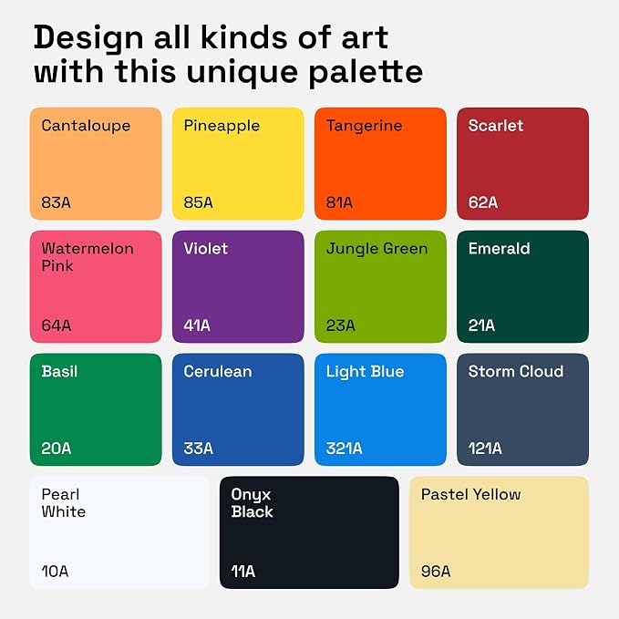 ARTISTRO 15 Acrylic Paint Pens, Art Set Acrylic Paint Markers, Fabric Markers - Image 3
