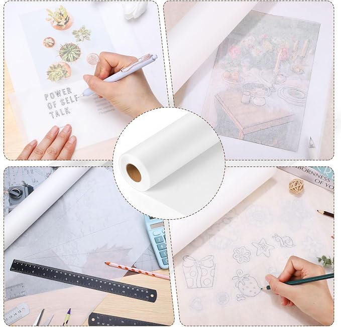 Tracing Paper Roll 24in x 75yd, Gift Wrapping - Image 6