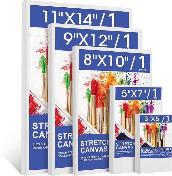 FUMILE Stretched Canvas, Canvases by FUMILE