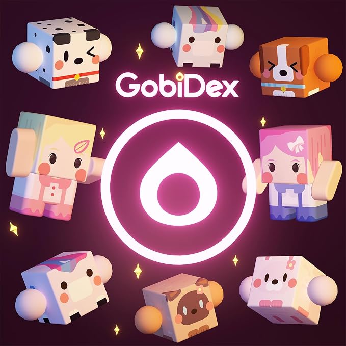 GobiDex 8PCS Magnetic Figures Playset Rotatable Animal & Character Toys - Image 3