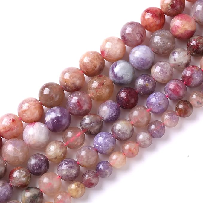 90pcs 4mm 5A Natural Pink Tourmaline Stone Beads Round Loose Spacer Healing - Image 2