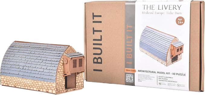 Medieval Barn DIY Building Kit for Teens and Adults, Suitable for Playing - Image 5