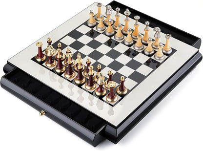 AMEROUS 16 Inches Wooden Chess Set, Large Size Board by AMEROUS