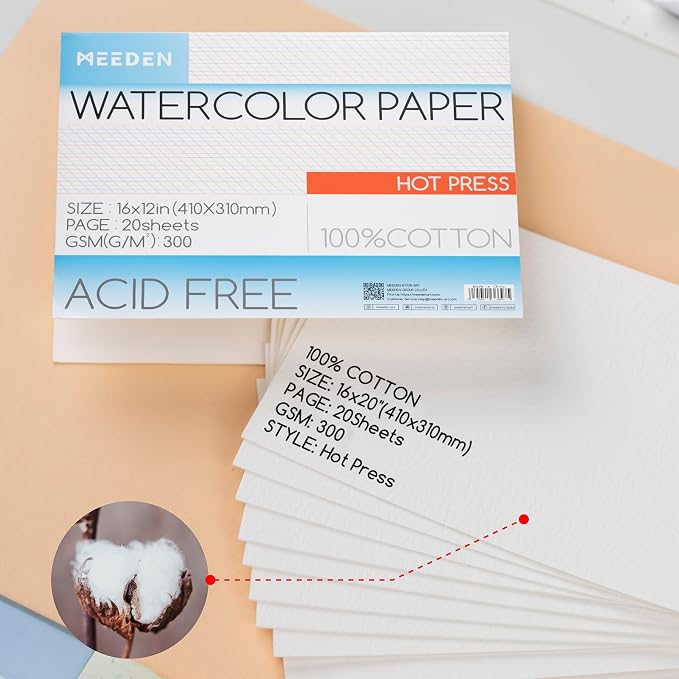 MEEDEN Watercolor Paper Block - Image 2