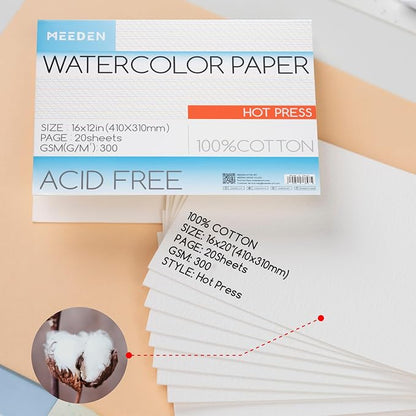 MEEDEN Watercolor Paper Block - Image 2