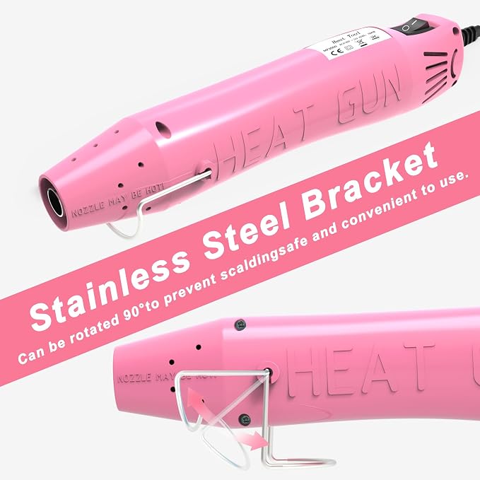 Heat Gun, Mini Heat Gun for Shrink Tubing, Portable Heat Gun for DIY Crafts - Image 5