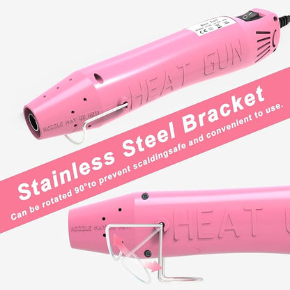 Heat Gun, Mini Heat Gun for Shrink Tubing, Portable Heat Gun for DIY Crafts - Image 5