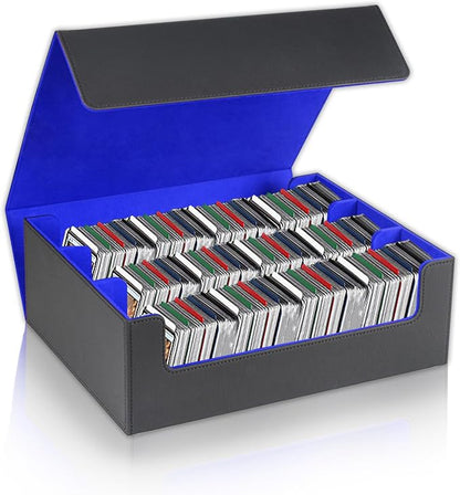 Card Storage Box for Trading Cards，2400+ Leather Magnetic Closure Commander by Unknown