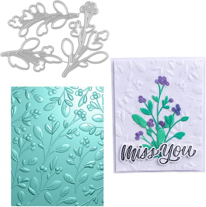 3D Embossing Folder and Metal Die Set by BAOFALI