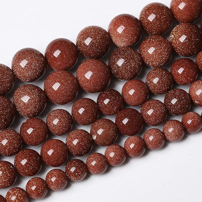 90pcs 4mm Natural Gold Sandstone Beads Gemstone Round Loose Beads - Image 2