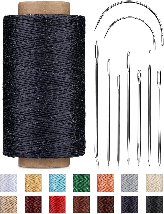 DIUDUS 218 Yards Upholstery Thread, Heavy Duty Sewing Kit by Diudus