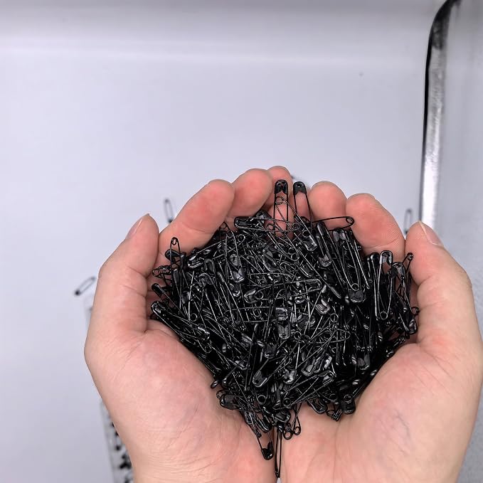 1000PCS Safety Pins, 1.1 inch Small Safety Pins, Rust-Resistant Nickel Plated - Image 4