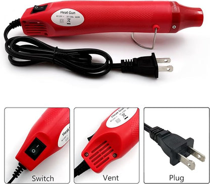 Heat Gun, Mini Hot Air Gun for DIY Crafts Portable Heat Air Gun Tool for - Image 3