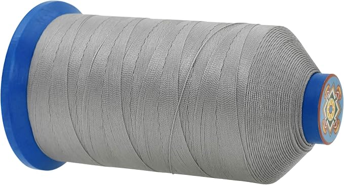 Mandala Crafts Bonded Nylon Thread Gray Heavy Duty Sewing Threads - Image 3