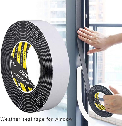 EVA Single-Sided Adhesive Black Foam Tape, 2inx16.4FT Single-Sided Sealing - Image 4