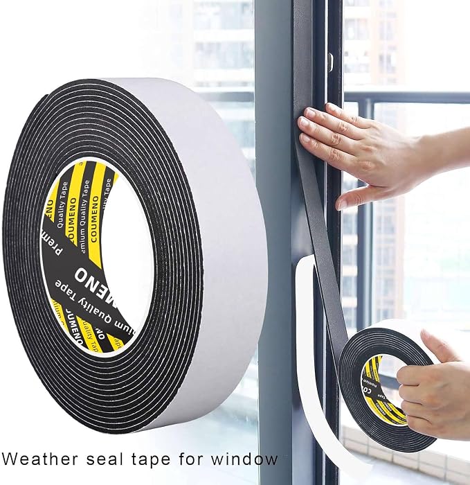 EVA Single-Sided Foam Tape, Single-Sided Sealing Strip Foam Pad Sponge Tape - Image 3