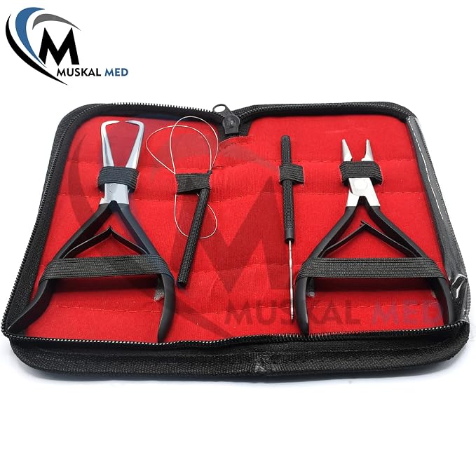 Professional Hair Extension & Beading Tool Kit Remove Plier Set - Image 2