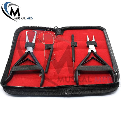 Professional Hair Extension & Beading Tool Kit Remove Plier Set - Image 2