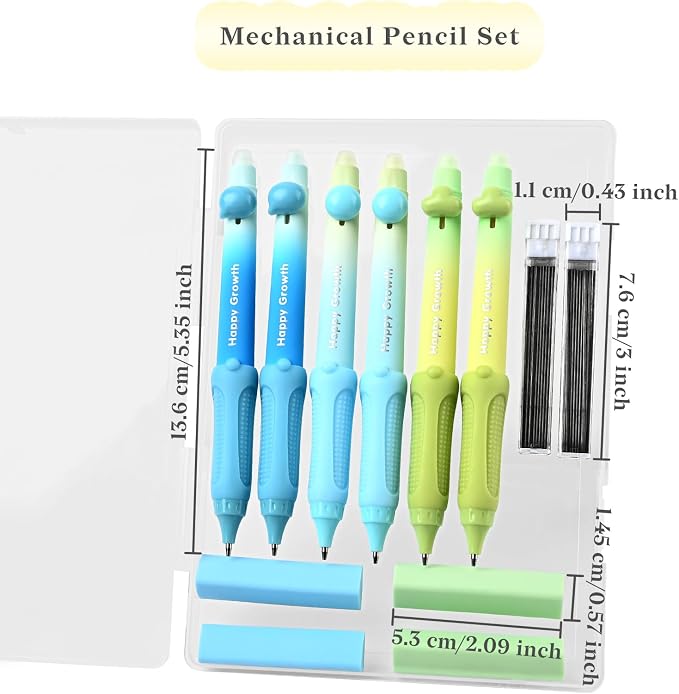 Temiary Cute Mechanical Pencil Set - Image 2