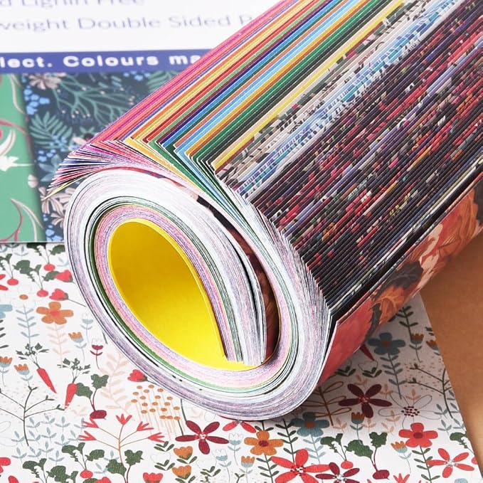 Origami Paper Kit Dobule Sided 100 Sheets 100 Colors 6 Inch Japanese Chiyo - Image 4