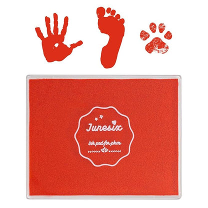 Ink Pad, 5x4'' Washable Non-Toxic Ink Stamp Pad by Ancwzoz