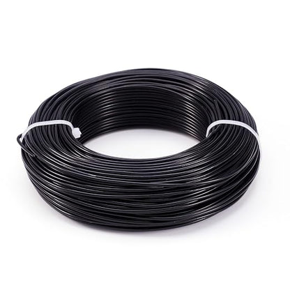 Fashewelry 180 Feet 12 Gauge Aluminum Wire Black Bendable Metal Craft Wire by FASHEWELRY